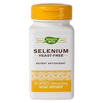 Selenium 200MCG 60CPS Nature's Way