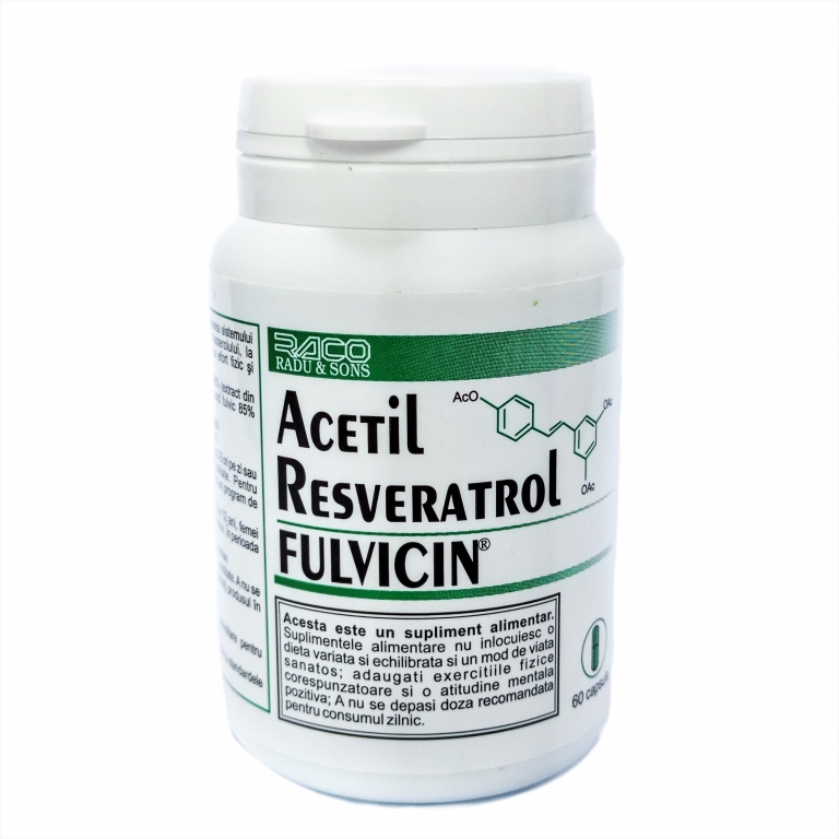 Acetil Resveratrol Fulvicin 60 cps