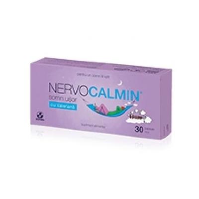 Biofarm Nervocalmin somn usor + valeriana 30 cps