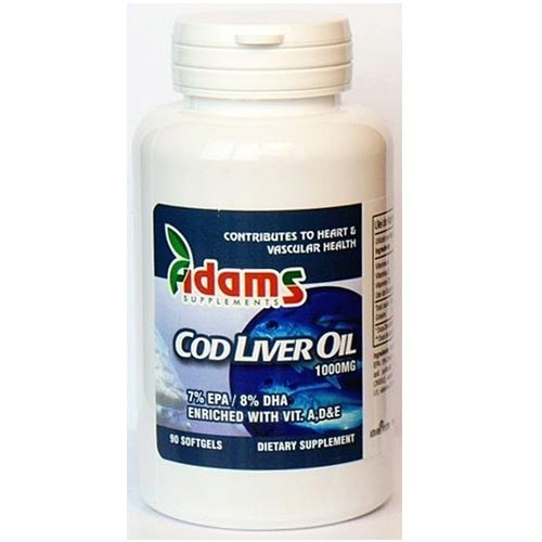 Adams Cod Liver Oil 90 capsule 