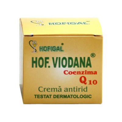 Cremă antirid cu Coenzima Q10 Hof Viodana, 50 ml, Hofigal : Farmacia Tei online
