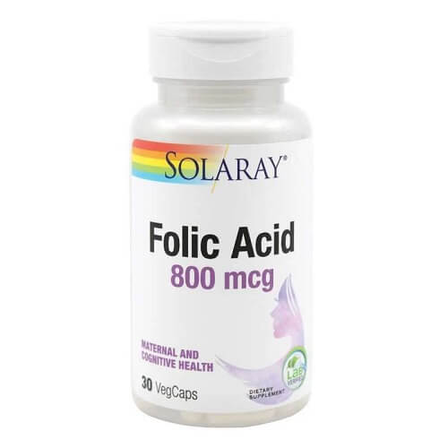 Solaray Acid Folic 30 cps