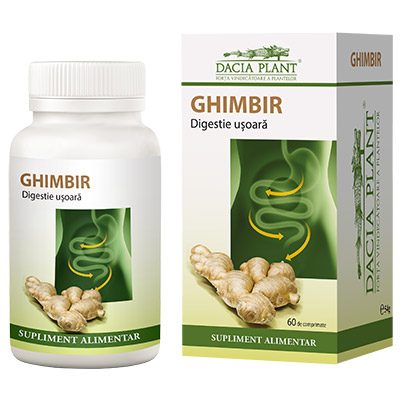 Ghimbir Detox - Health Nutrition, 60 capsule (Adjuvante in cura de slabire) - musicforkids.ro