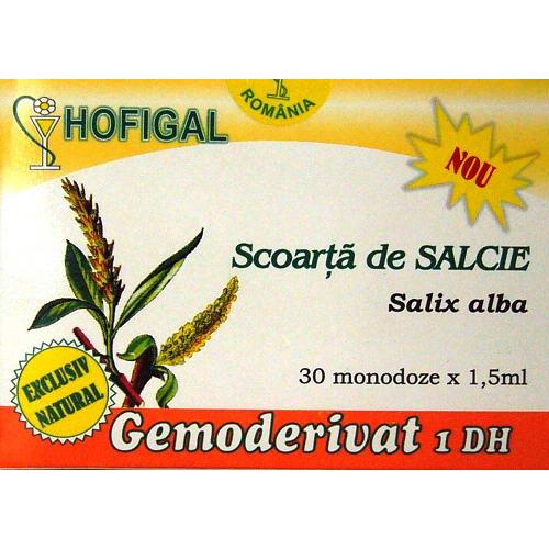 Hofigal Gemoderivat de Scoarta de Salcie 30 monodoze
