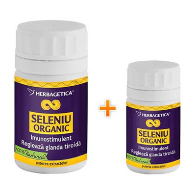 Herbagetica Seleniu Organic 70+30 cps 