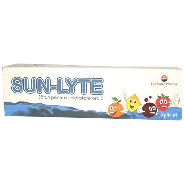 Sun Wave Pharma Sun Lyte Saruri Rehidratare 8plicuri