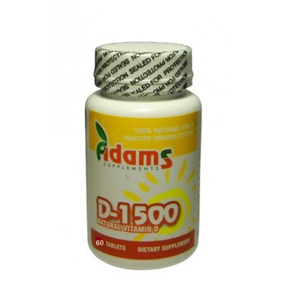 Adams VitaminaD-1500 60 tbl