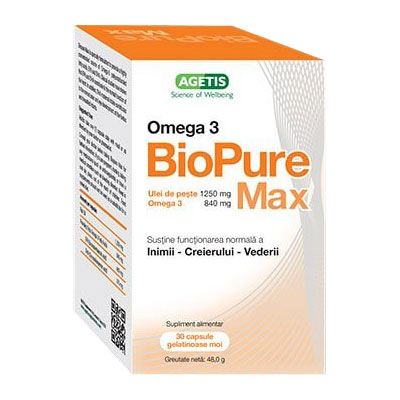 Biopure Max Omega 3 30 capsule