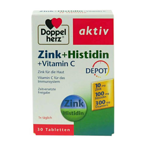 Doppelherz Aktiv Zink + Histidin + Vitamin C