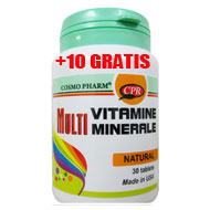 CosmoPharm Multi Vitamine Minerale 30cps + 10cps Gratis 
