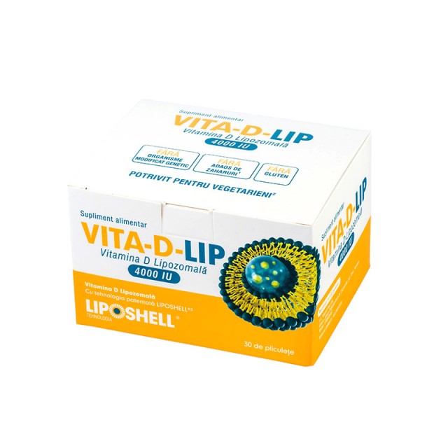 Vitamina D Lipozomala 4000 UI 30 plicuri